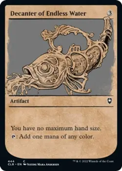 NM - Decanter of Endless Water (Showcase) [CLB - 444] Commander Legends: Batt... - Image 1