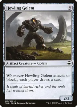 NM - Howling Golem [CMR - 316] Commander Legends - Image 1