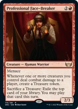 Magic The Gathering MTG PROFESSIONAL FACE-BREAKER Streets of New Capenna NM - Image 1