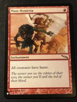 Mass Hysteria - The List - MTG - EN - NM - Image 1