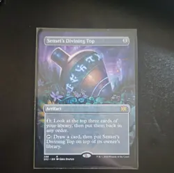 Sensei's Divining Top *Borderless* | 2X2 Double Masters | NM | MTG Vintage EDH - Image 1