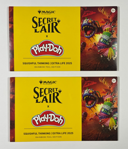 Magic Secret Lair x Play-Doh Squishful Thinking Extra Life 2025 Rainbow Foil MTG - Image 1