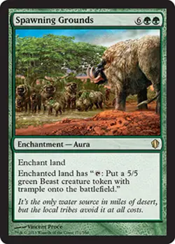MTG - Spawning Grounds - Commander 2013 - NM, English Magic FLAT RATE SHIP - Image 1