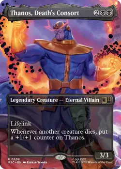 MTG Marvel Super Heroes Commander - Thanos, Death's Consort (Foil) - Image 1