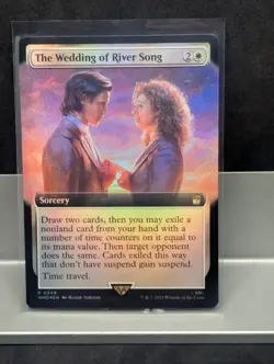 The Wedding of River Song Showcase FOIL X1 LP Doctor Who Commander MTG - Image 1