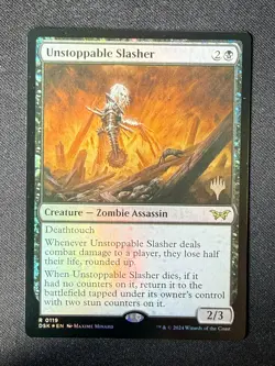 Unstoppable Slasher - Duskmourn PROMO FOIL (MTG) NM - Image 1