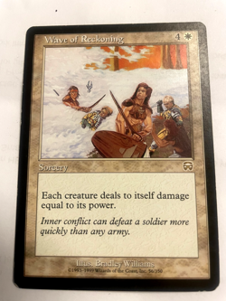 Wave of Reckoning Mercadian Masques Regular L.P Excellent card must see!!!!!!!!! - Image 1
