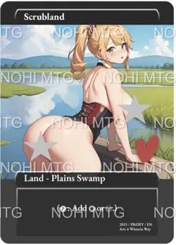 Custom MTG NSFW DUAL LANDS Altered Magic the Gathering Card ALL 10 - Image 1