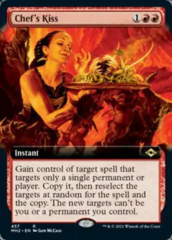 MTG CHEF's KISS FOIL EXC - AL BACIO - MH2 EXTRA EN - MAGIC - Image 1