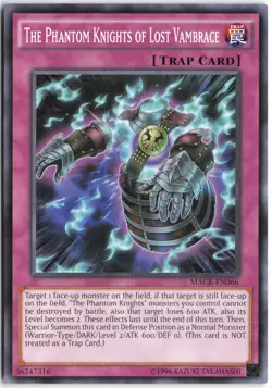 Yugioh - The Phantom Knights of Lost Vambrace MACR-EN066 Unlimited - Maximum Cri - Image 1