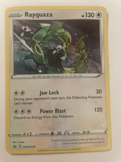 2020 Pokemon Rayquaza SWSH029 SWSH: Sword & Shield Promo Cards Holo - Image 1