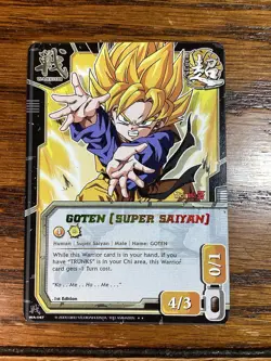 Dragon Ball Z Goten (Super Saiyan) WA-147 1st Edition Fusion Rare - Image 1