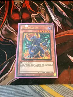 YUGIOH TCG VICE DRAGON GLD3-EN002 GOLD LIMITED EDITION - Image 1