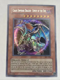 Yu Gi Oh Chaos Emperor Dragon - Envoy of the End (IOC-EN000) Secret Rare (NM) - Image 1