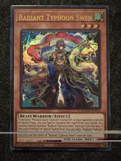Radiant Typhoon Swen - YuGiOh DOOD-EN014 1st Edition NM - Image 1
