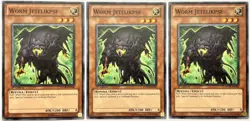 3 x STOR-EN096 Worm Jeteklipse - Common 1st Edition Near Mint YuGiOh Cards - Image 1