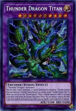 Thunder Dragon Titan SOFU-EN036 Secret Rare 1st Edition Yugioh MP - Image 1