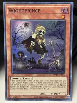 Yugioh! LP Wightprince - OP25-EN004 - Super Rare - Unlimited Edition Lightly Pla - Image 1