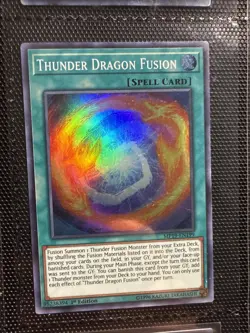 Thunder Dragon Fusion MP19-EN199 1st Edition Super Rare LP + BONUS - Image 1