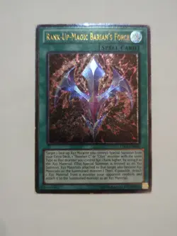 Yu-Gi-Oh! Rank-Up-Magic Barian's Force LTGY-EN060 Ultimate Rare LP - Image 1