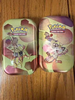 Pokemon TCG scarlet and violet 151 mini tins Set Of 2 Sealed Tins - Image 1