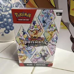 Pokemon TCG Prismatic Evolutions Booster Bundle 6 Packs English Eevee - Image 1