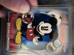 Topps Chrome Disney Parallel 2-Card Lot Mickey Mouse & Minnie Mouse - Image 2
