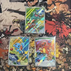 Pokemon First Partner Series 1 Kanto Bulbasaur Charmander Squirtle Gen 1 Set - Image 1