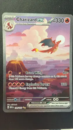 Pokemon TCG Charizard ex Scarlet & Violet-151 199/165 - Image 1