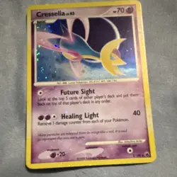Pokemon Cresselia Majestic Dawn 2/100 Holo Rare English 70 HP Basic 2008 TCG - Image 1