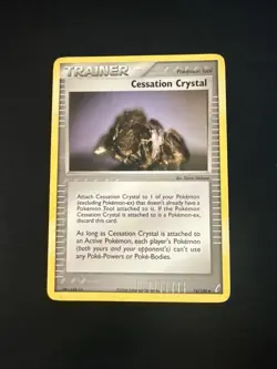 Cessation Crystal 74/100 Crystal Guardians Trainer Pokemon Card - Image 1