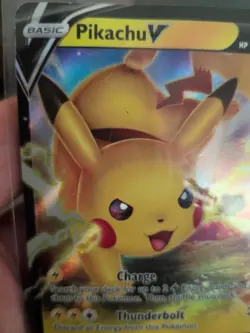 Pikachu V - (#60 Pikachu Stamped) 043/185 Battle Academy 2022 Holo Pokemon Card - Image 3