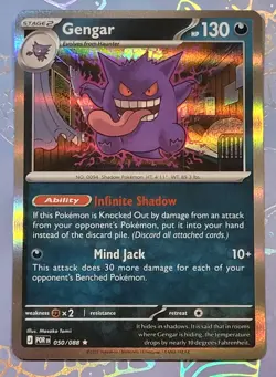 Gengar 50/88 Perfect Order Rare Holo Pokemon Card NM+ - Image 1
