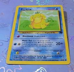 Psyduck 65/82 Team Rocket Pokemon Card NM - Image 3