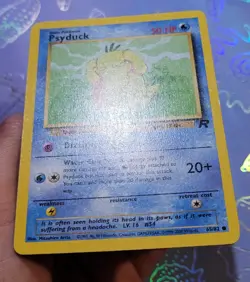 Psyduck 65/82 Team Rocket Pokemon Card NM - Image 4