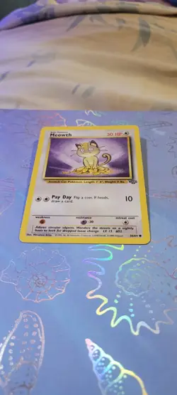 Meowth 56/64 Jungle 1999 Pokemon Card NM - Image 4