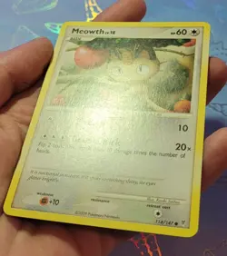 Meowth 114/147 Supreme Victors Pokemon Card NM+ - Image 3
