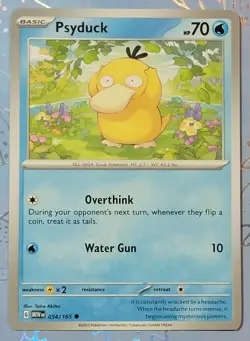 Psyduck 54/165 Scarlet & Violet 151 Pokemon Card NM+ - Image 1