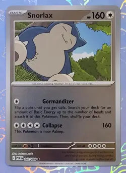 Snorlax 063/088 Perfect Order Reverse Holo Pokemon Card NM+ - Image 1