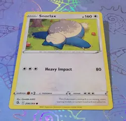Snorlax 206/264 Fusion Strike Pokemon Card NM - Image 3