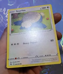Snorlax 206/264 Fusion Strike Pokemon Card NM - Image 4