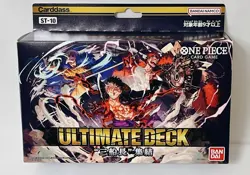 Bandai Ultimate Deck the Three Captains ST-10 Japanese ONE PIECE Card Game - Image 1
