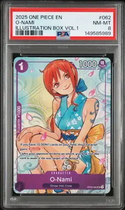 O-Nami (Illustration Box Vol.1) OP05-062 One Piece Promotion Cards Foil - Image 1
