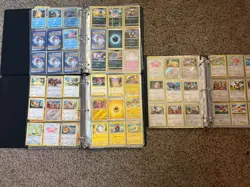 Huge Pokemon TCG 3 Binders Lot – Multiple Binders Included – Approx. 600+Cards! - Image 1