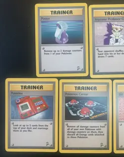 Pokemon Base Set 2 Trainer Cards Lot of 7 – Vintage WOTC Original - Image 3