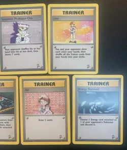 Pokemon Base Set 2 Trainer Cards Lot of 7 – Vintage WOTC Original - Image 4