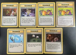 Pokemon Trainer Lot TCG Vintage WOTC - 7x Trainer Cards - Image 1