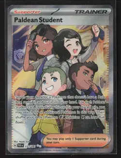 Paldean Student Ultra Rare SV: Paldean Fates 231/091 NM Pokemon Card - Image 1