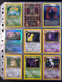 Lot of 90 ALL HOLO Vintage Pokemon Card Binder Collection - Image 4