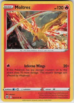 Holo Moltres (Cosmos Holo) 021/172 Promo Miscellaneous Cards & Products NM - Image 1